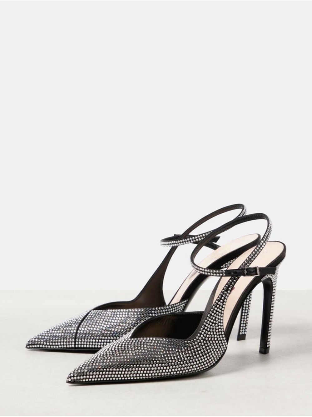 Gucci /Fabulous Black Crystal T-Strap P Stiletto Pumps/ Authentic - Picture 3 of 15